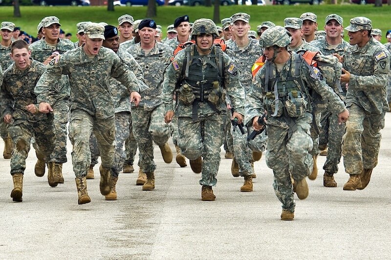 Militari di corsa militari di corsa