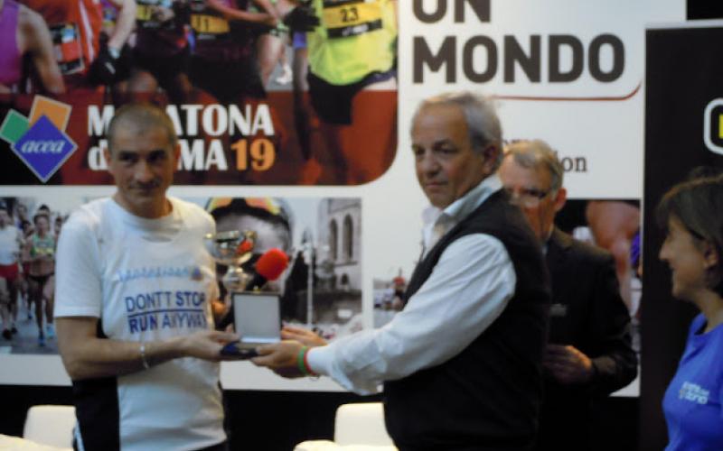 Andrea Costa alla Maratona di Roma 2013